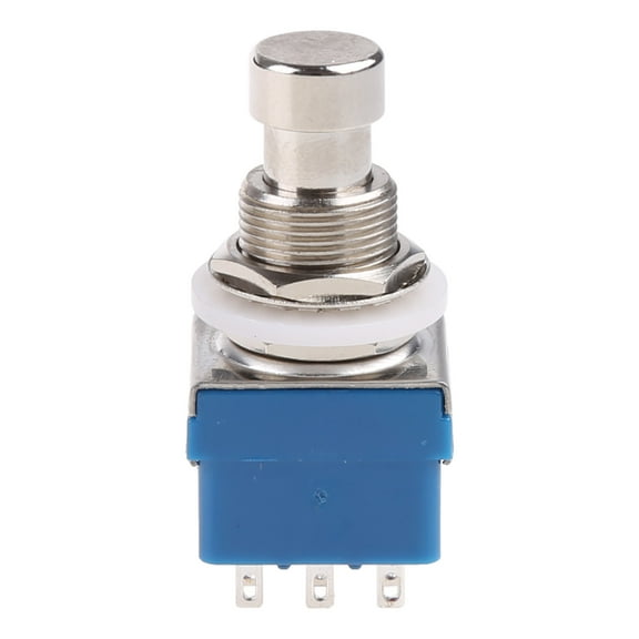 Zeiwohndc 9-Pin 3PDT Foot Pedal Switch Stompbox For Electric Guitar Effects True Bypass