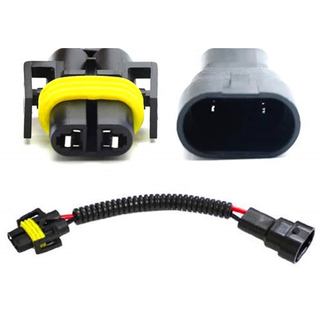 Ruilogod 2-Pack 9006 Ceramic Fog Light Socket Connector – Car Headlight Wiring Replacement