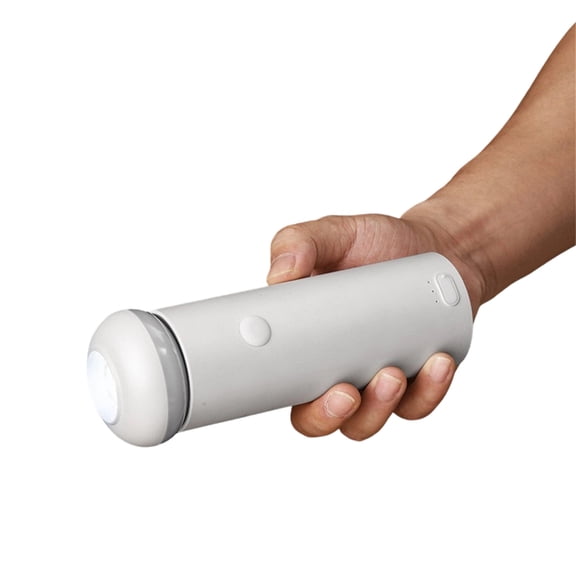 Zeiwohndc ABS Aluminum Silicone Flashlight Shockproof Portable for Outdoor Activity