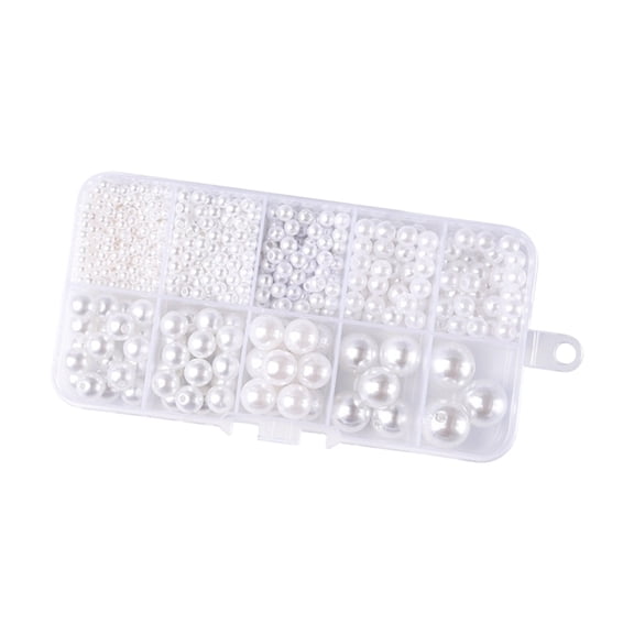 Zeiwohndc ABS Beads Collection For Customes Hair Accessories And Craft Enthusiasts