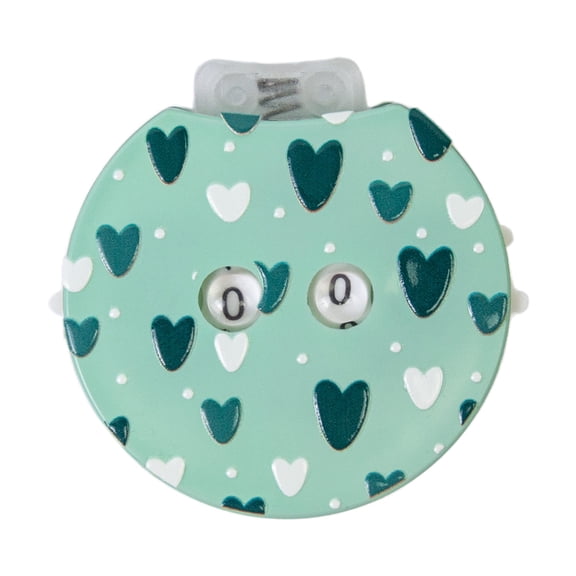 Zeiwohndc ABS Plastic Crochet Counter One Handed Operation Clear Number Display