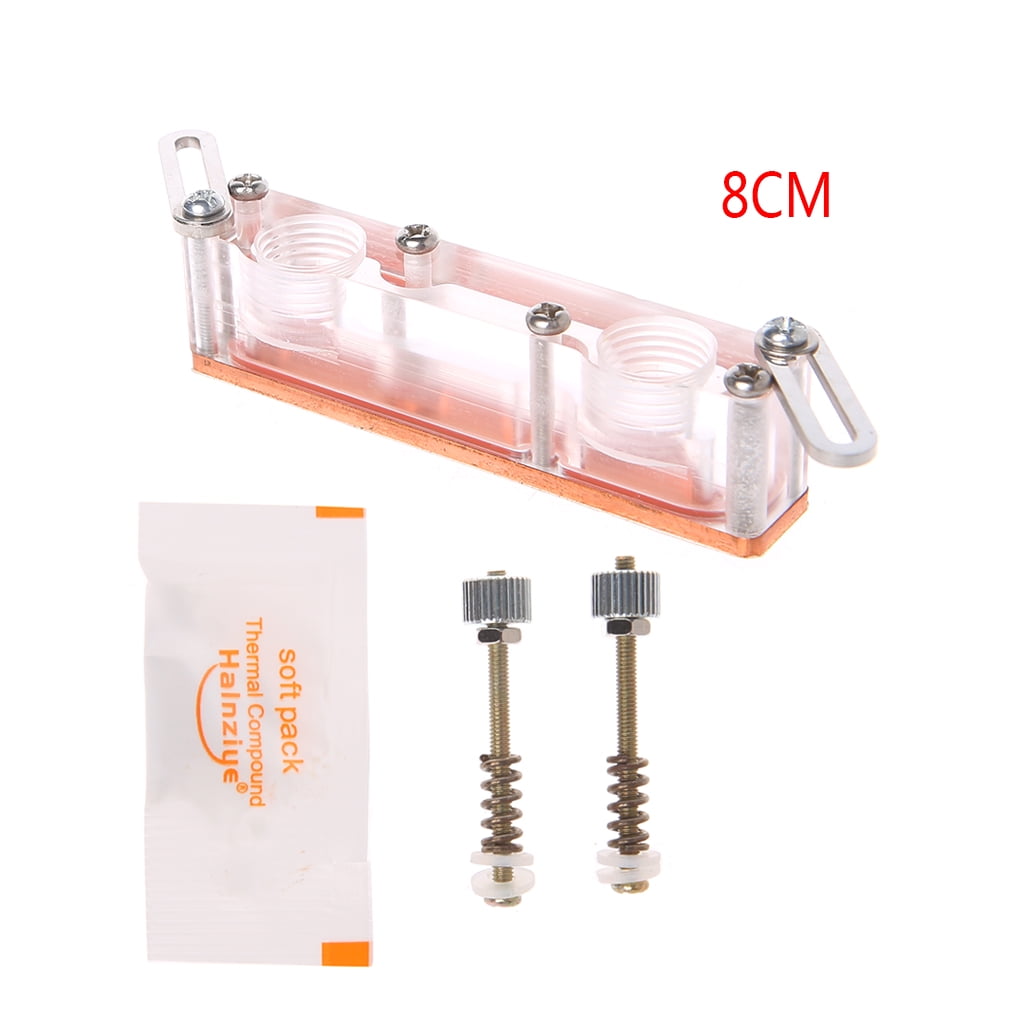 Zeiwohndc Acrylic Water for Tank Cooler Water Cooling Radiator PC CPU Water Block
