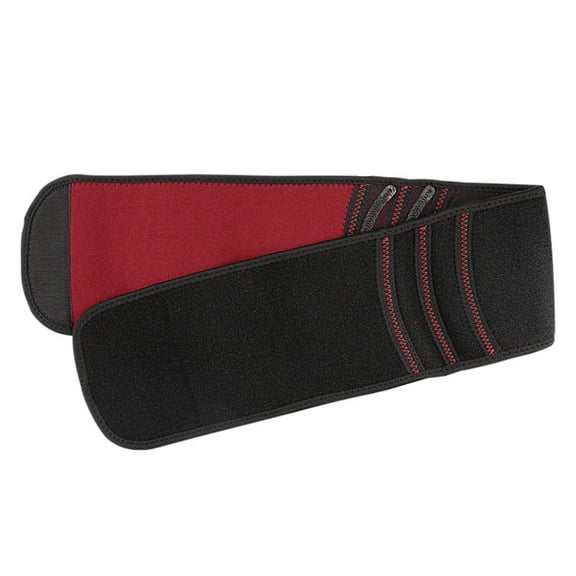 Zeiwohndc Adjustable Back Brace with Metal Spring Stabilizers for Weightlifting Fitness