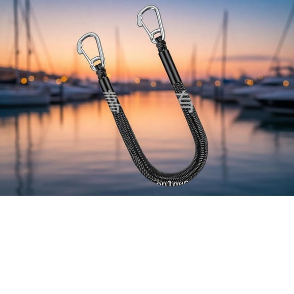 Zeiwohndc Adjustable Marine Bungees Rope Floating Docking Rope Pontoons Docking Strap