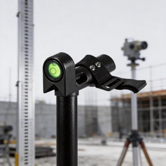 Zeiwohndc Adjustable Survey Rod Level for Building Surveying Aluminum 90 Degree Level