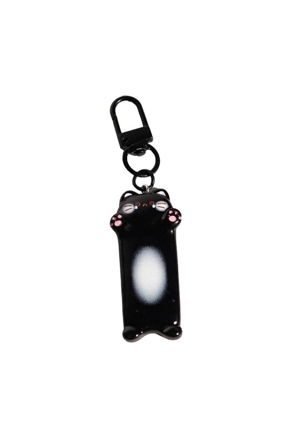 Adorable Long Cat Resin Keychain Cute Key Rings Gift For Cat Lovers