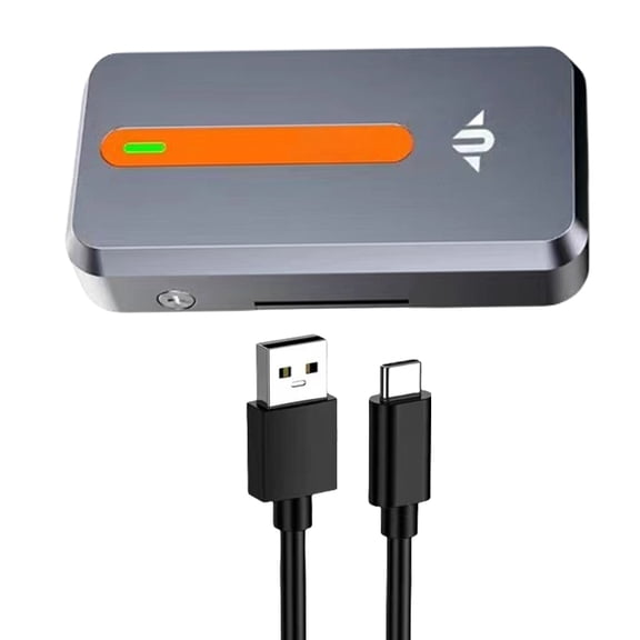 Zeiwohndc Aluminum Magnetic M.2 NVMe Solid Disk Housing Case Support USB3.2 10Gbps