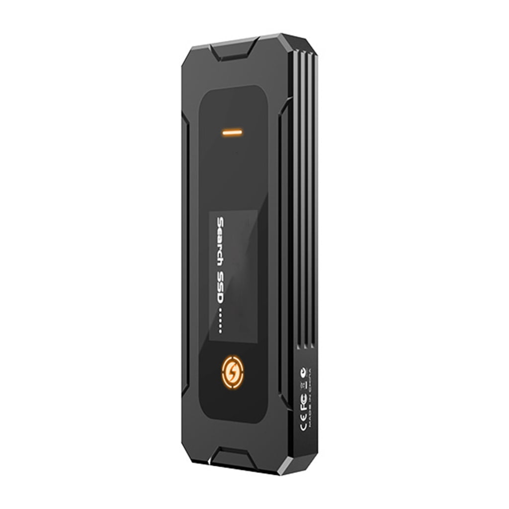 Zeiwohndc Aluminum USB3.1 NVME NGFF SSD Enclosure Case Box for2242 2280 2230 SSD Case