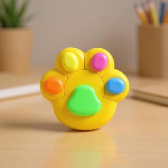 Zeiwohndc Animal Shape Fluorescent Highlighter Pen Built in for Card Making Journaling