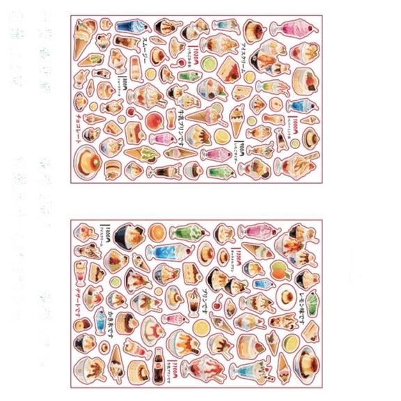 Zeiwohndc Antique Scrapbooking Sticker for Journal Planner Memory Album Phone Decoration