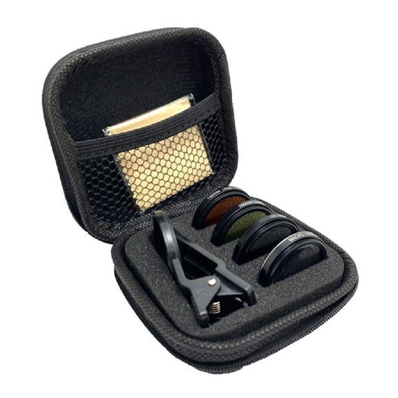 Zeiwohndc Aquarium Lens Fish Tanks Phone Camera Lens Filter 4 in 1 Macro Lens Yellow