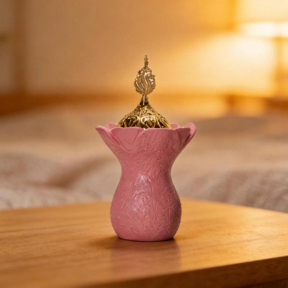 Zeiwohndc Arabic Design Resin Aromas Diffuser Incenses Holder Stove For Living Space Decors