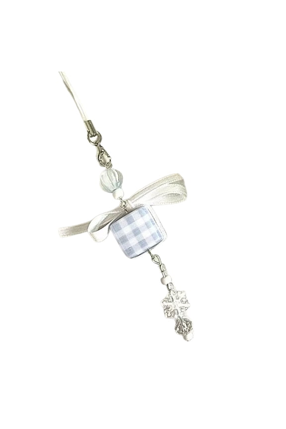 Artistic Snowflake Charm Handmade Alloy Keychain Fashion Gift for Women