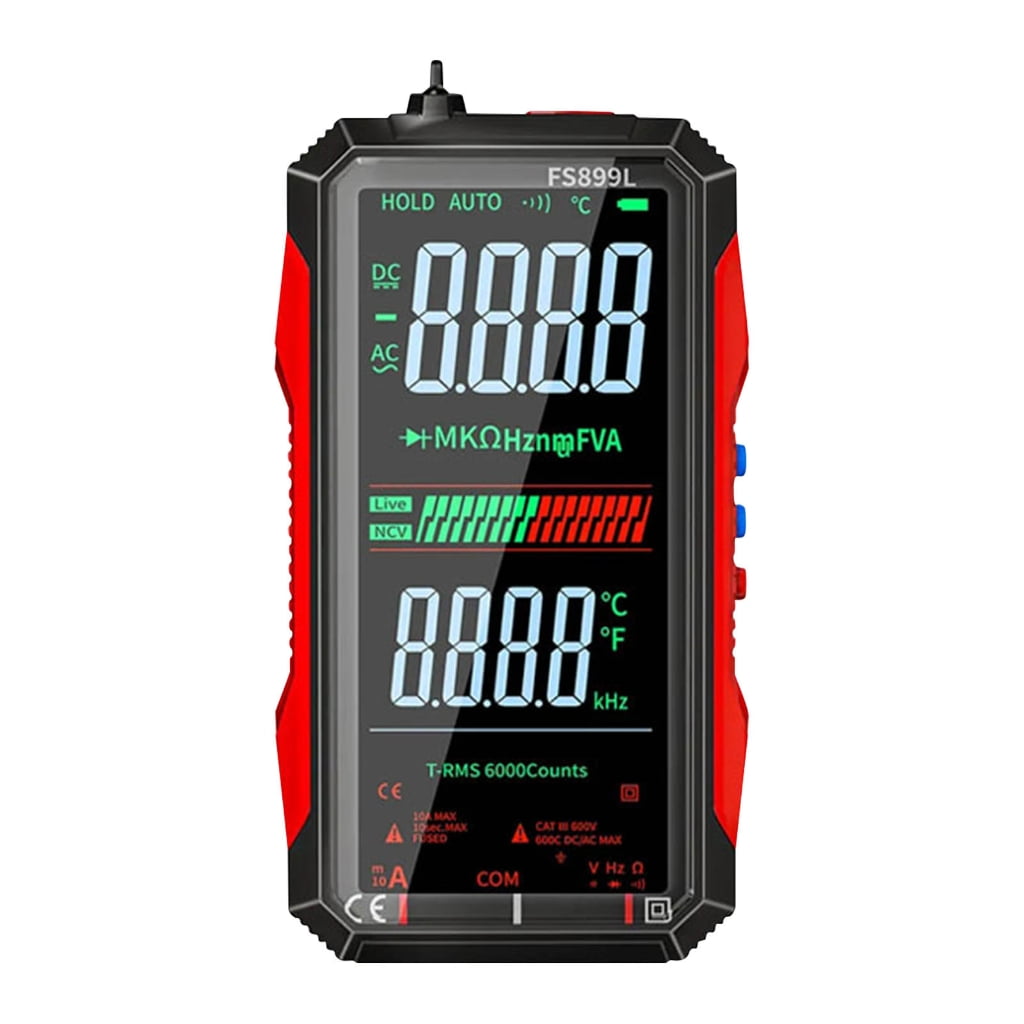 Zeiwohndc Auto Ranging Digital Multimeter Color Display NCV