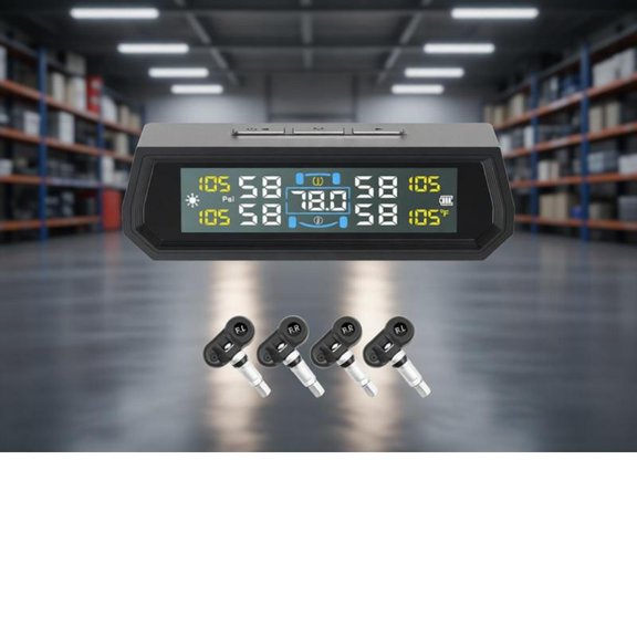 Zeiwohndc Auto Sunlight TPMS Device With Environmental Temperature Detection Feature