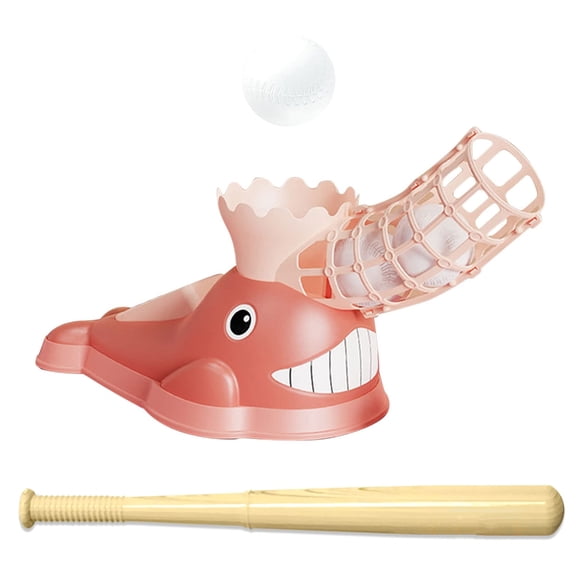 Zeiwohndc Automatic Ball Machine Toy Baseball Practice Pitching Game Easy to Use