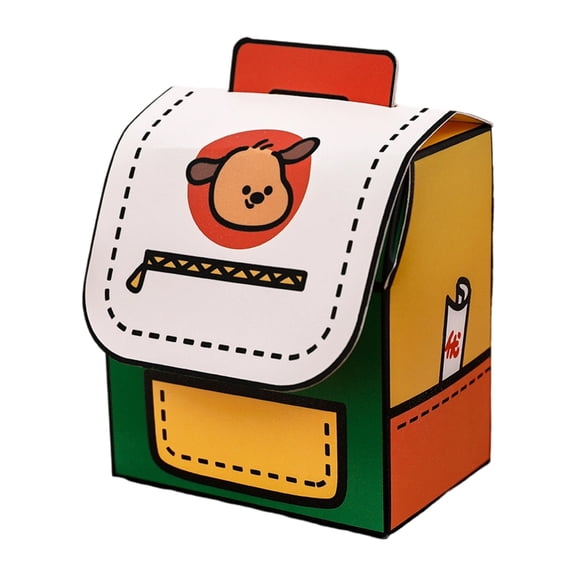 Zeiwohndc Backpack, Handheld Gift Box, Paper Bag, Gift Storage Box
