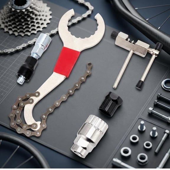Zeiwohndc Bicycles Repair Tool Road Bike Wrench Flywheel Removal Tool Chain Breaker