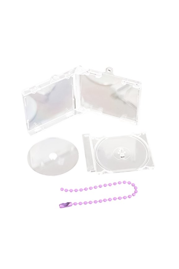 Blank Disc Case Keychain Disc Album Keychain Music Album Keychain Blank Disc