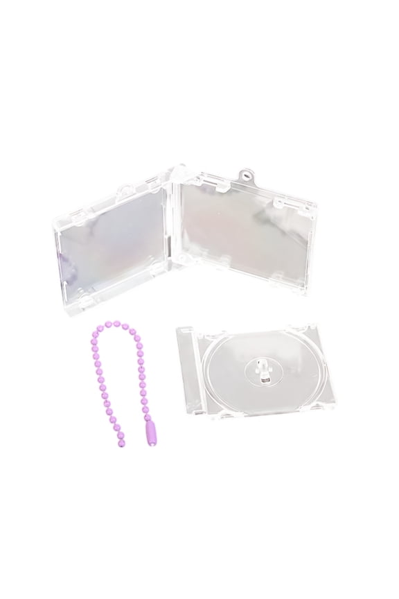 Blank Disc Case Keychain Disc Album Keychain Music Album Keychain Blank Disc