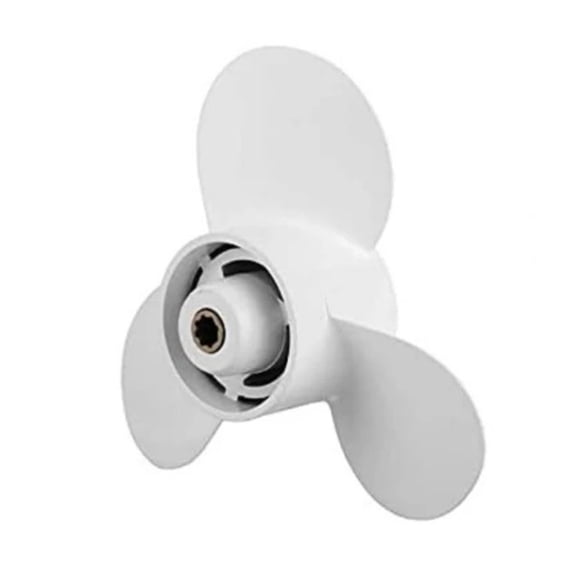 Zeiwohndc Boat Props, 9 3/4x6 Inches, 8 Splines Tooth for 9.9HP 15HP 20HP Outboard Motors