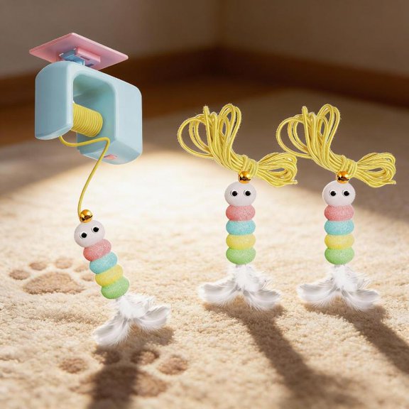 Zeiwohndc Bouncing Toy Cats and Felines Fun Exercise and Entertainment Cats Toy