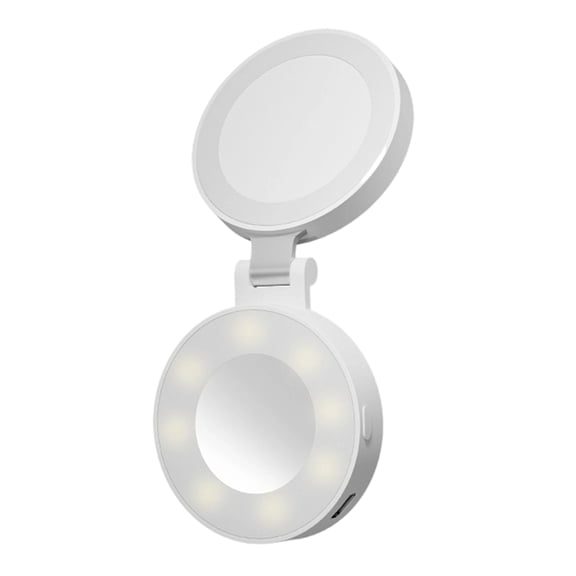 Zeiwohndc Brightness Adjustable Magnetic Selfie Light Rotating Foldable Fill Light
