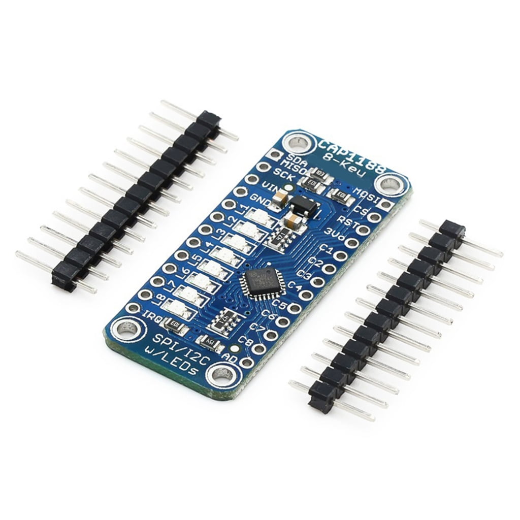 Zeiwohndc CAP1188 8 Key Capacitive Touch Sensory Module SPI I2C LED 8 ...