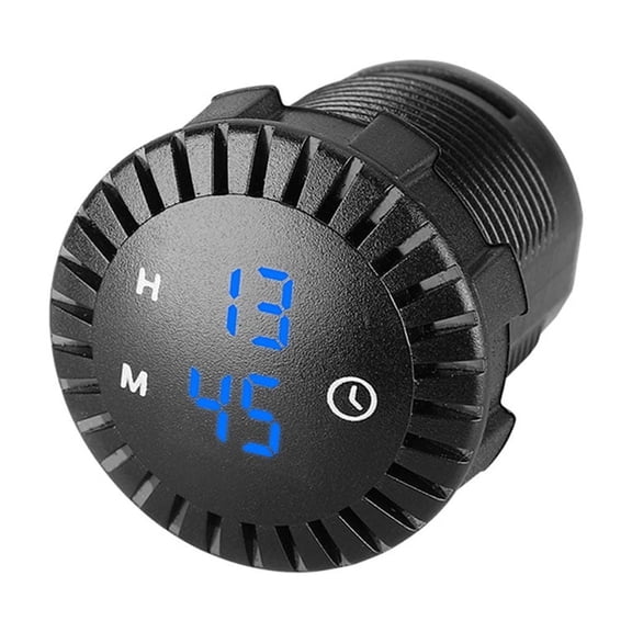 Zeiwohndc Car Boat Motorcycle 24hours for Touch Digital LED Display SUV Panel Electronic C