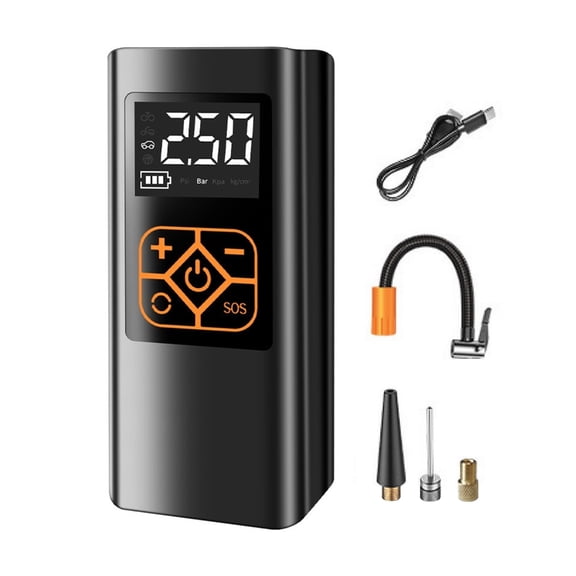 Zeiwohndc Car Electric Inflation Pump Smart-Digital Air Compressor Tire Pressure-Detector