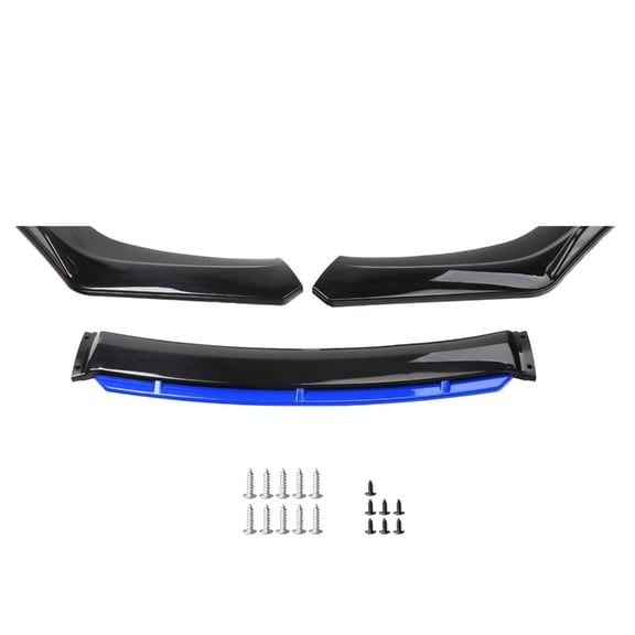 Zeiwohndc Car Front Bumper Lip Splitter Adjustable Protection Kit for All Vehicle Models