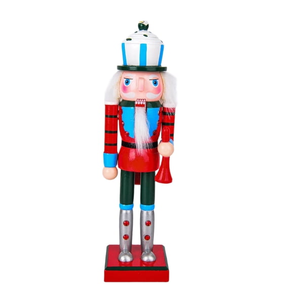Zeiwohndc Christmas Nutcrackers Statue In Pastels Wooden Macarons Living Room Ornament