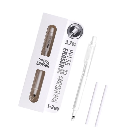 Zeiwohndc Clicks Eraser Pen Plastic Construction Precisions Tip For Detailed Correction
