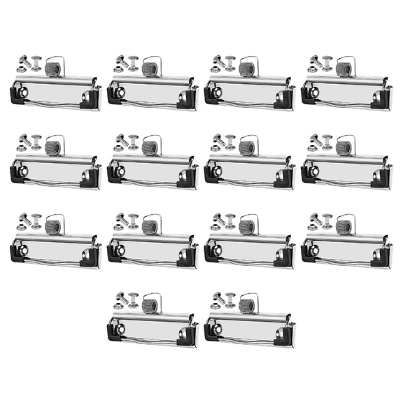 Zeiwohndc Clipboard Clamps with Metal Spring Pen Holder Slots for Document Organization