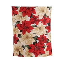 Zeiwohndc Colorful Santa Seat Back Covers Christmas Chair Cover for Dining Room Kitchen