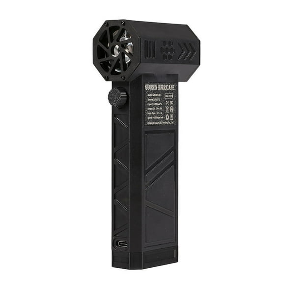 Zeiwohndc Compactly Turbos Fan Brushless Motor 140000RPM Air Dusters with LED Light