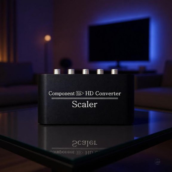 Zeiwohndc Component Video to HDTV Converter with Sound Output for Home Theater