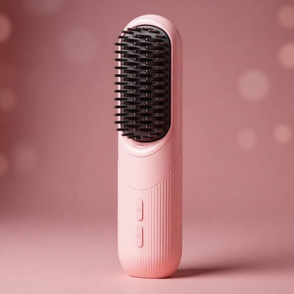 Zeiwohndc Cordless Hair Straightener Comb With Ceramic Plates And Ionic Care For Frizz