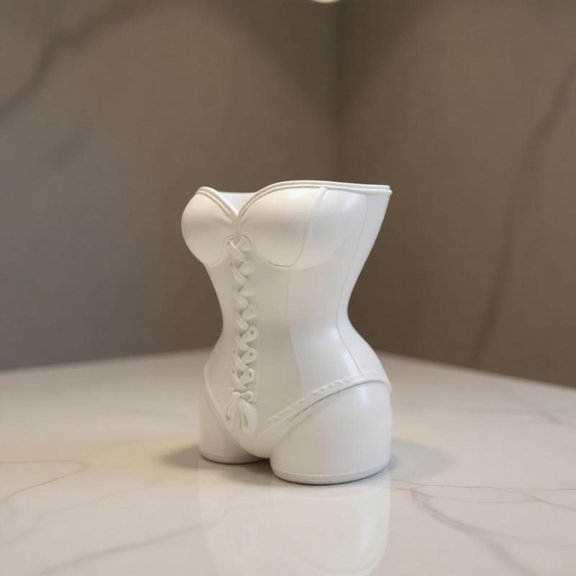 Zeiwohndc Corset Female Form Flower Vases Modern Farmhouse Home Decors Body Vases Gift