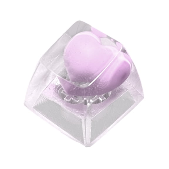 Zeiwohndc Creative Heart Keycap SA Height for Customizing Mechanical Keyboards