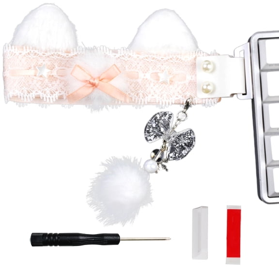 Zeiwohndc Creative Trim Accent Cloth Ribbon For Keyset Tailoring Quick Installation Plan