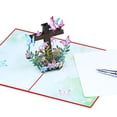 thumbnail image 1 of Zeiwohndc Crosses Easters Greeting Card,Popup Easters Card,Religious Sympancy Card Gift, 1 of 8