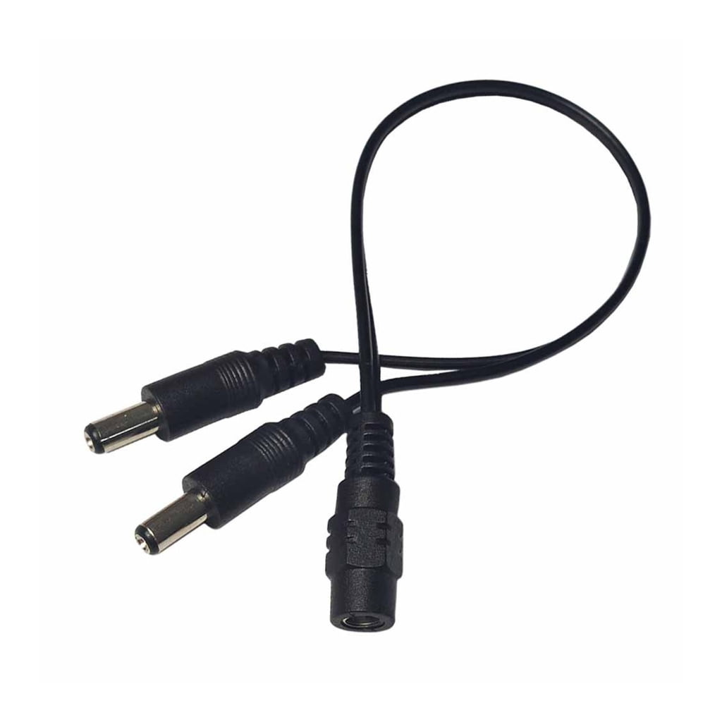 Zeiwohndc DC5.5x2.1mm Power Supply Splitter Cable Cord, 2 Way Y ...