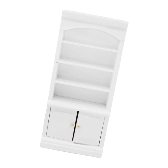 Zeiwohndc DIY Mini Cabinet Craft Real Wood Tiny House Accessories For Bedroom Kitchen