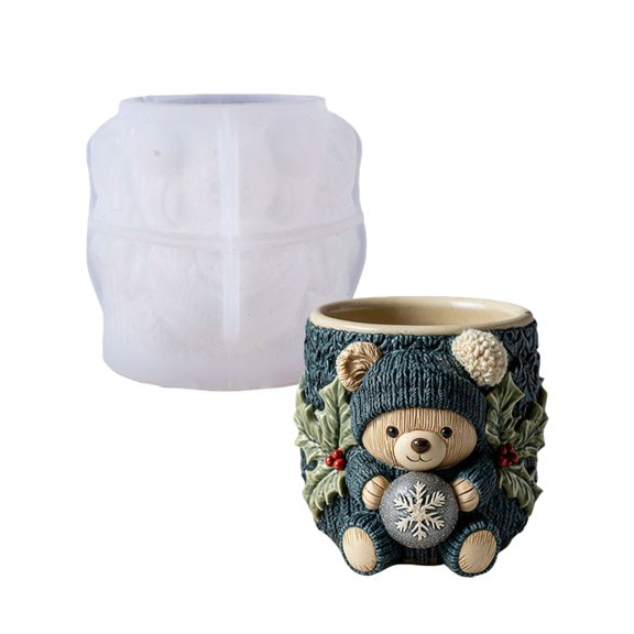 Zeiwohndc DIY Silicone Flowerpot Mold Creative Resin Cement Concrete Craft Projects