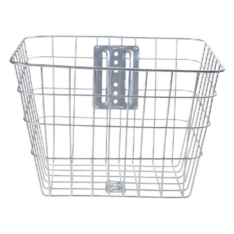 Zeiwohndc Detachable Bicycles Metal Basket Front Bike Wire Basket Easy to Install