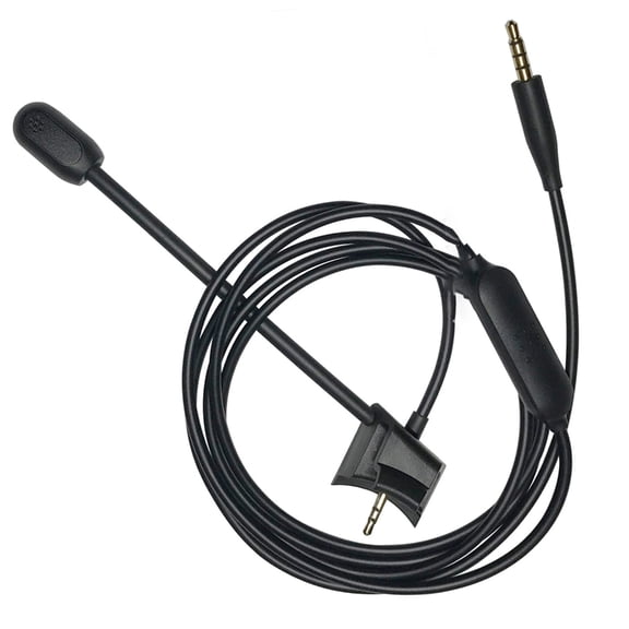 Zeiwohndc Detachable Boom Mic with Inline Mute Enhances Gaming for QC35 Headphone
