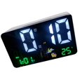 thumbnail image 1 of Zeiwohndc Digital Alarm Clock with Mood Temperature Readout Responsive Touch Panel Gift, 1 of 8