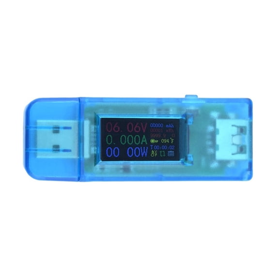 Zeiwohndc Digital Power Meter Auto Off Function Voltage Current Tester for 4 to 30V