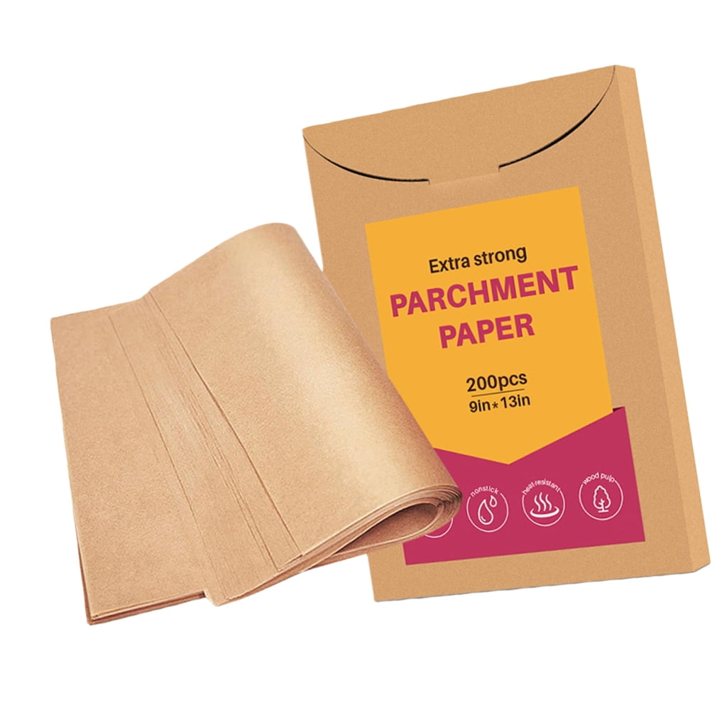 Zeiwohndc Double Side Oven Paper Food Grade Unbleached Parchment Effortlessly Cleaning